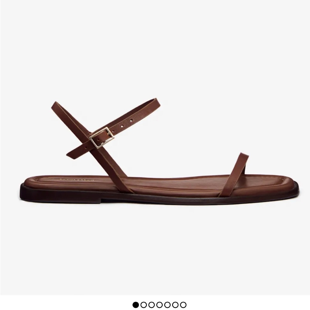 Reformation Brown Suede Lake Sandal
